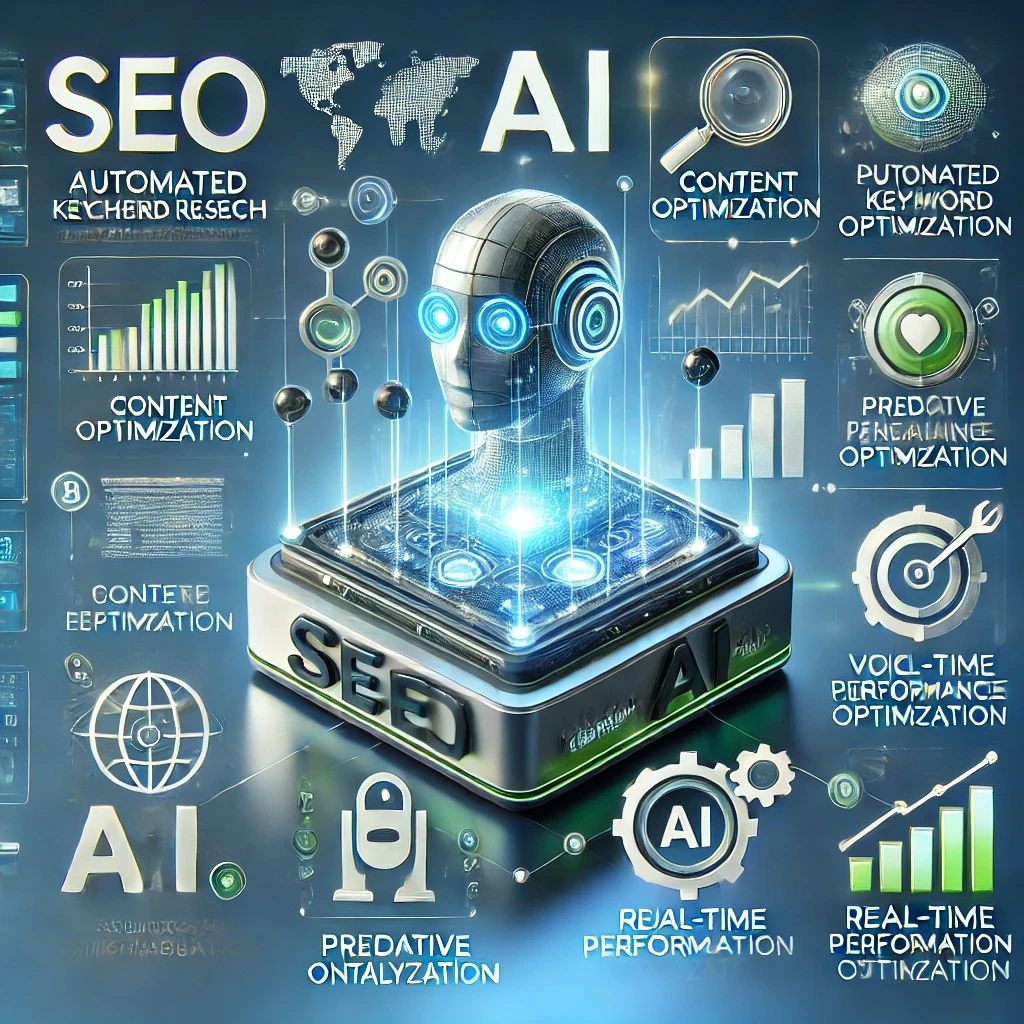 Infografía sobre los beneficios del SEO con IA