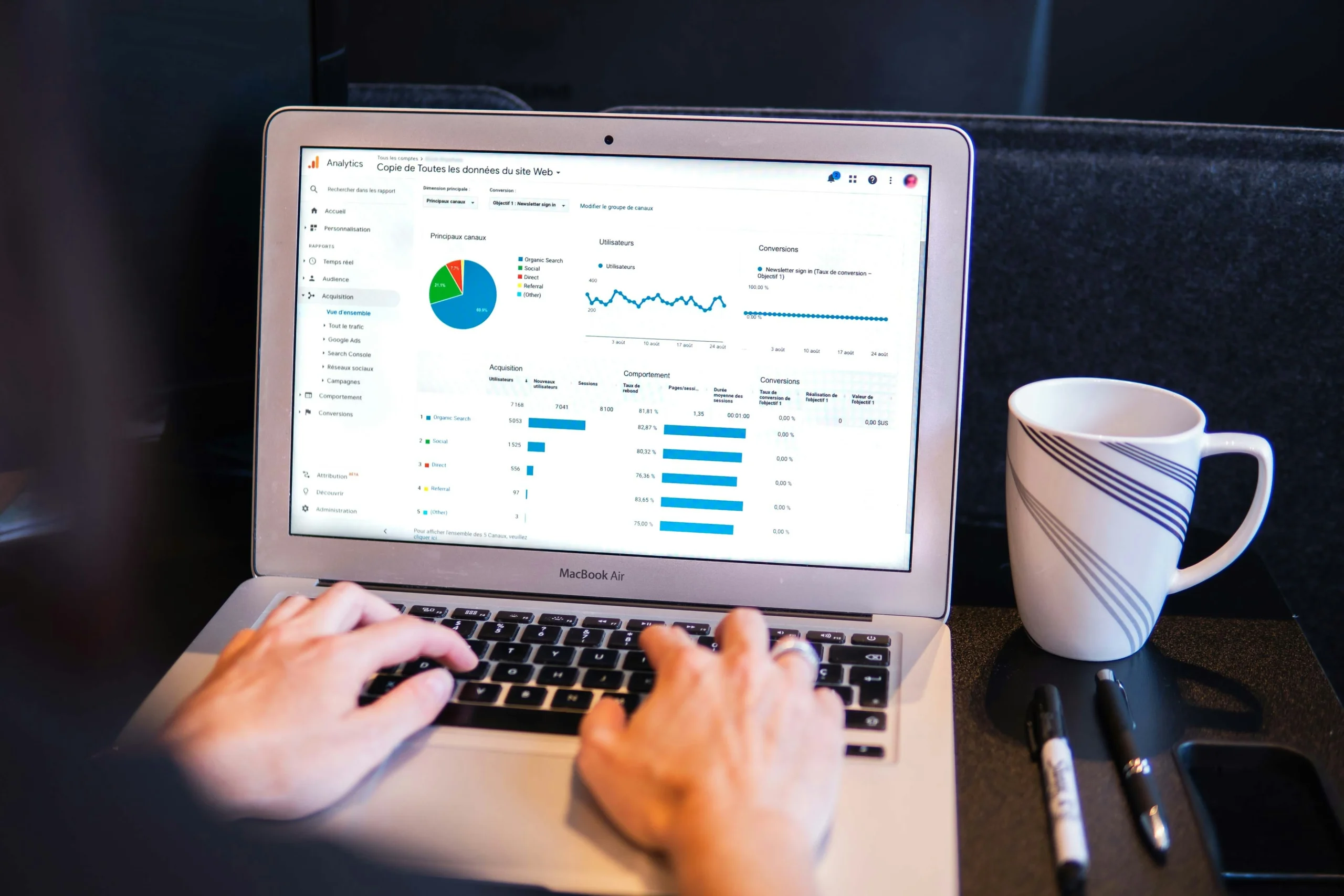 Infografía sobre el funcionamiento de la publicidad programática y su comparación con la publicidad tradicional