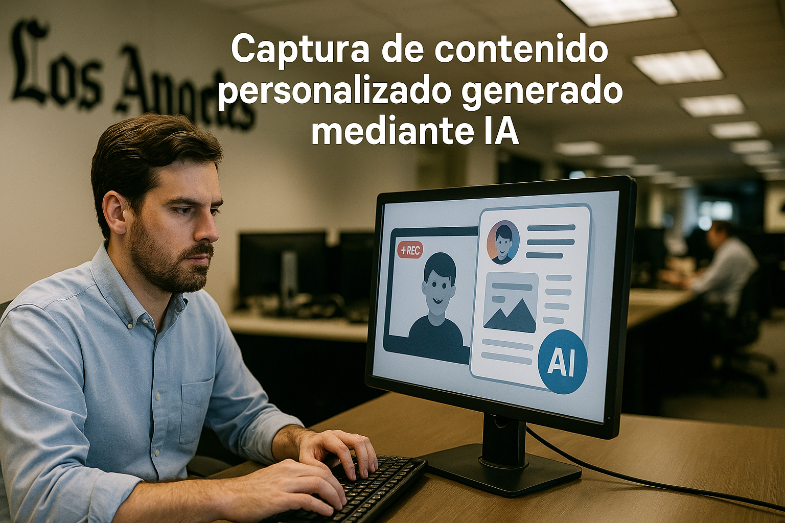 Captura de contenido personalizado generado mediante IA