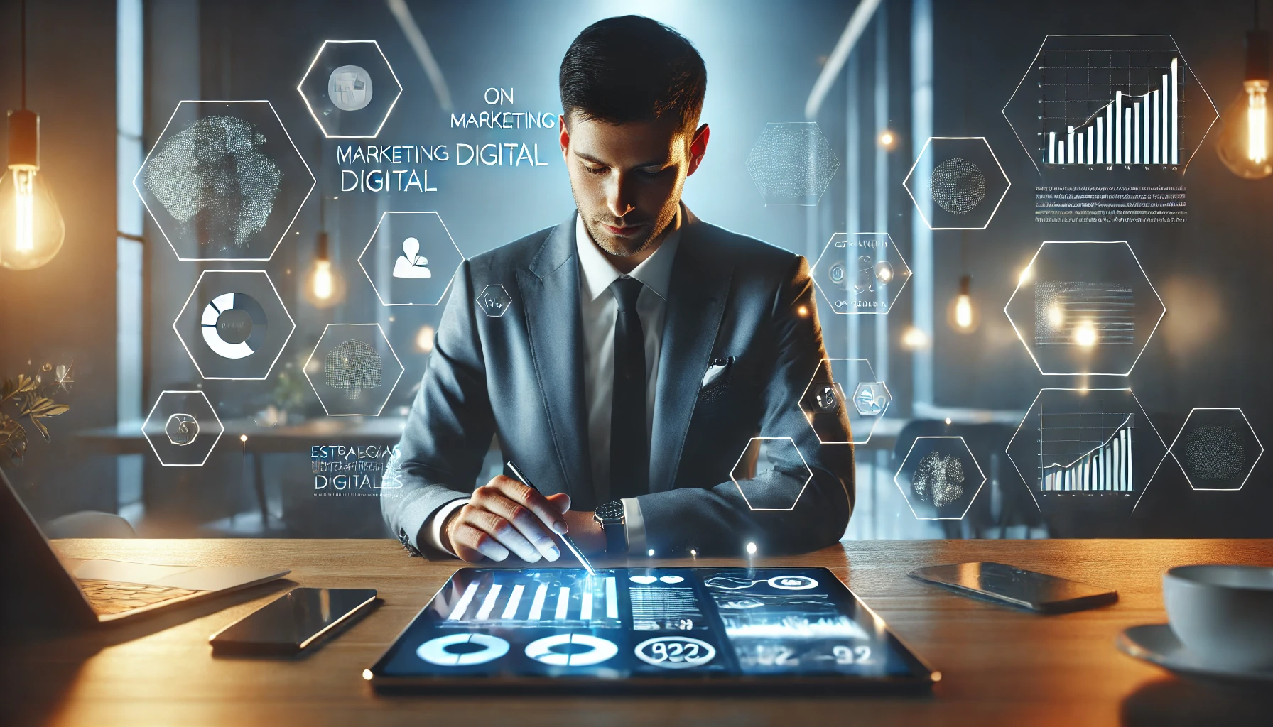 Infografía mostrando claramente las ventajas de una consultoría especializada en marketing digital