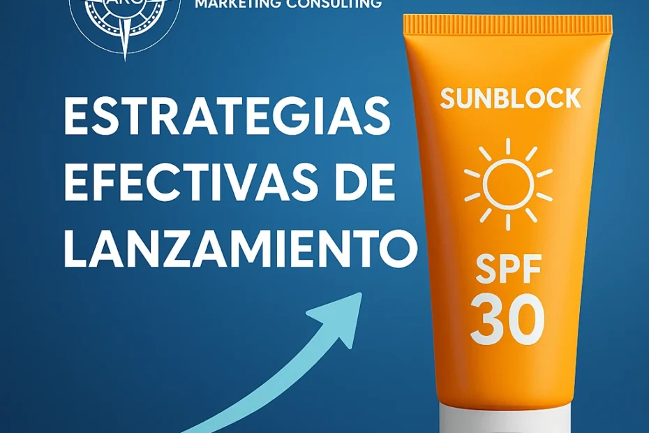 Producto digital en el centro con métricas flotando alrededor y branding de ARG Marketing Consulting.