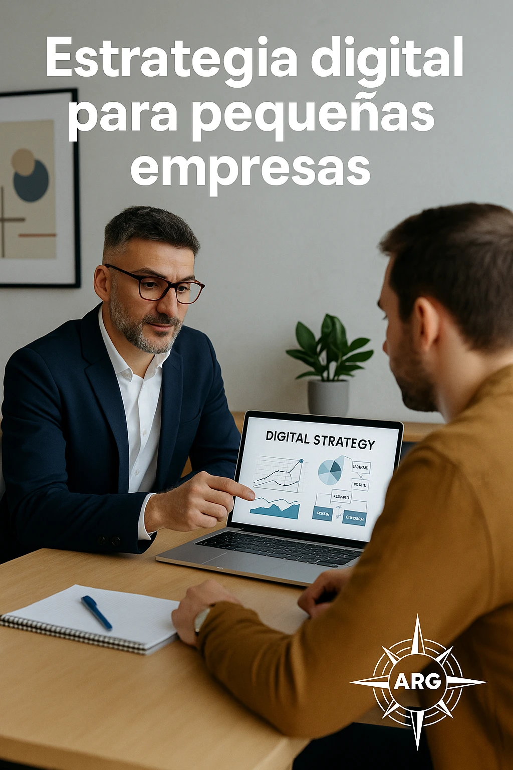 Consultor de marketing de ARG Marketing Consulting asesorando a una pyme