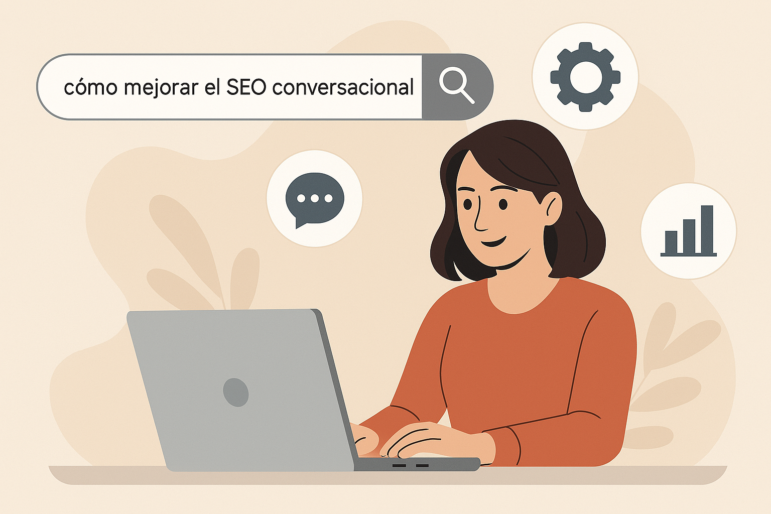 Diagrama visual del proceso de integración de IA en una estrategia de marketing.