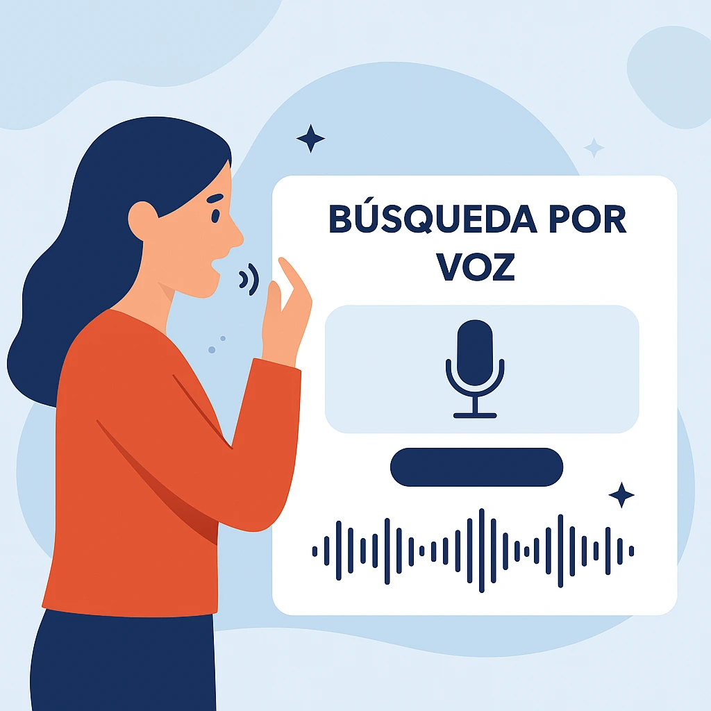 Captura de ejemplo de contenido optimizado para asistentes de voz.