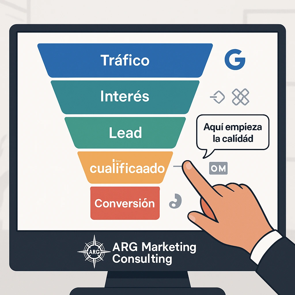 Checklist con preguntas clave junto a una ficha de cliente ideal tipo buyer persona