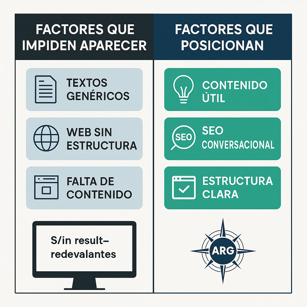 Factores que marcan la diferencia entre posicionar o no en Google