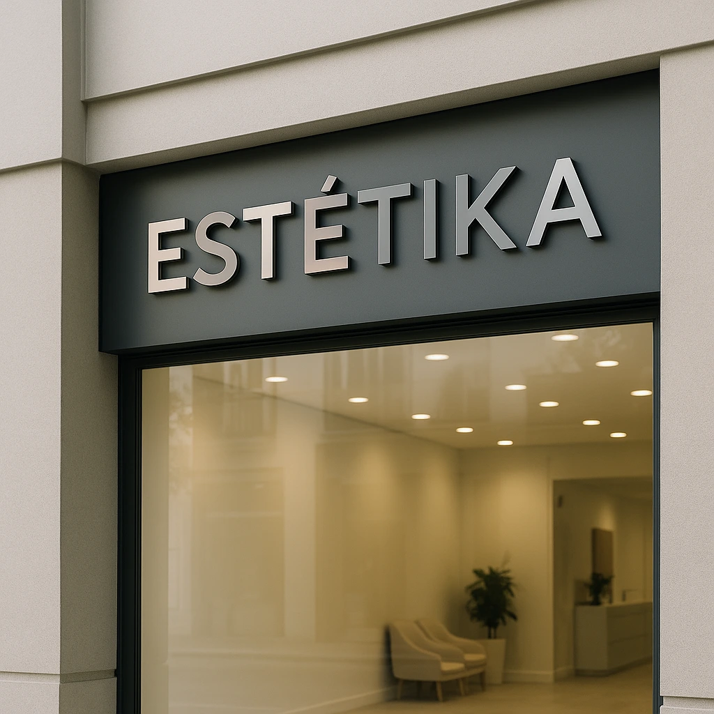 Clínica estética moderna sin movimiento, representando la falta de reservas y visibilidad digital  