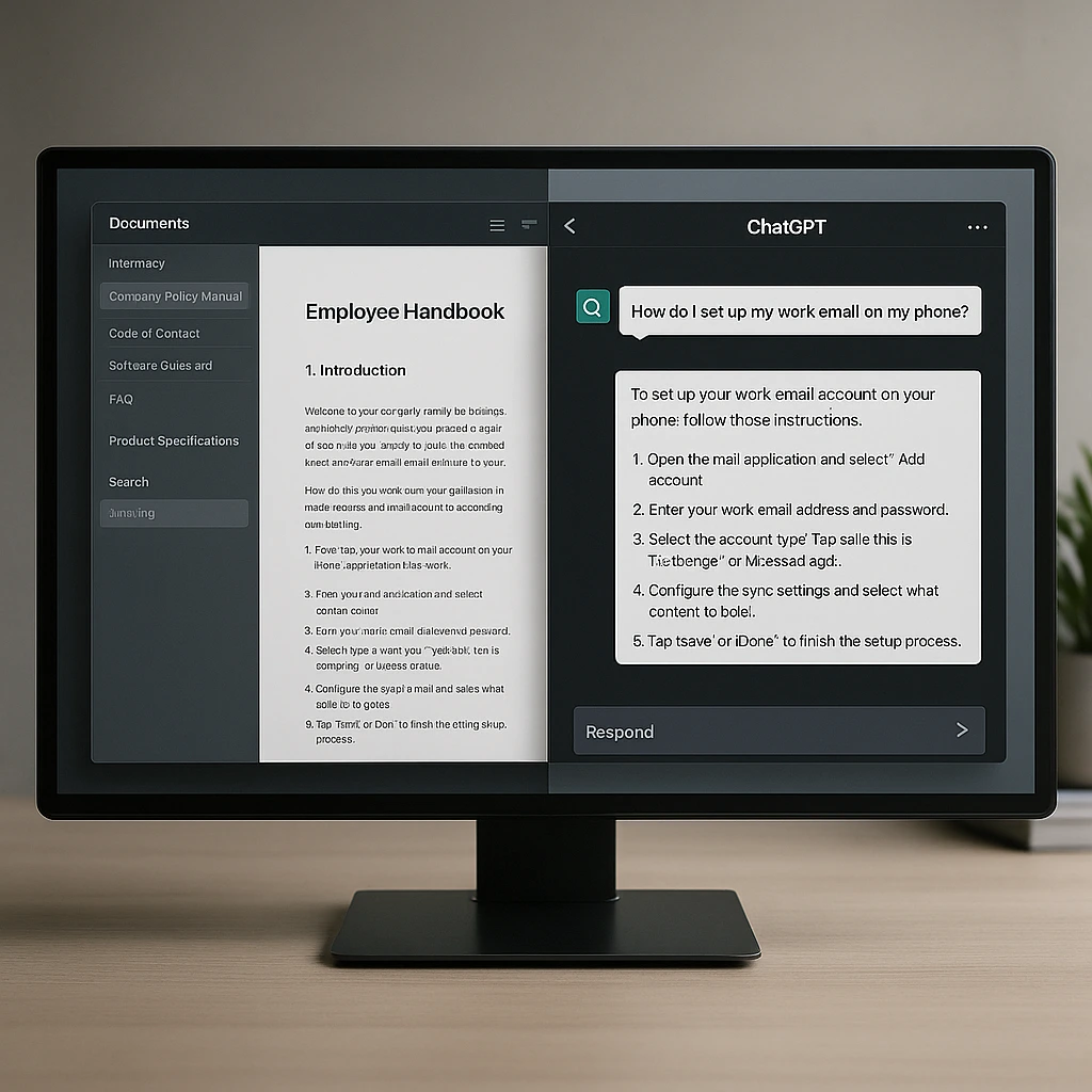 GPT personalizado utilizando documentación interna para responder con precisión