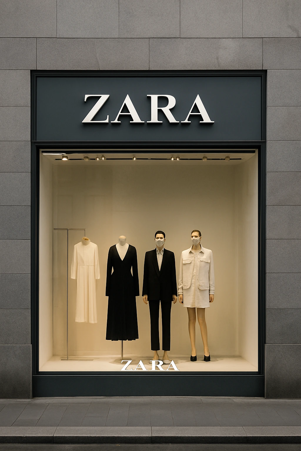 Escaparate de Zara sin referencias a venta online