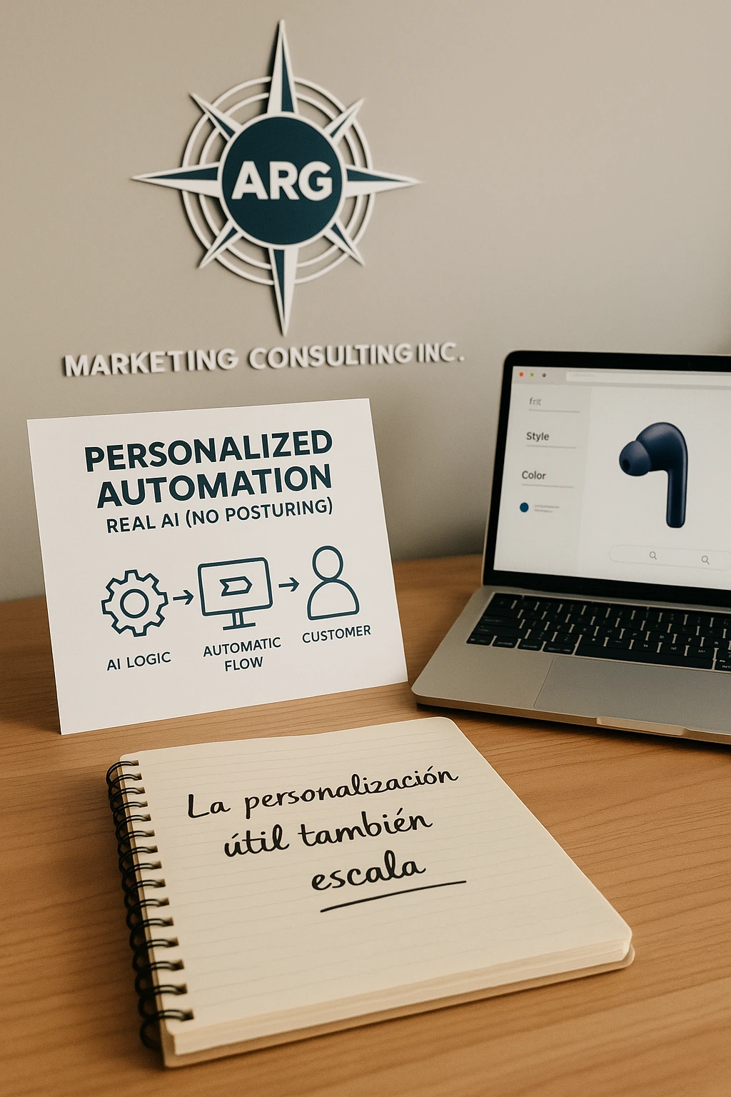 Oficina de ARG con enfoque en automatización personalizada y escalable