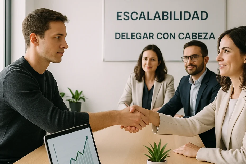 Externalización del marketing digital como estrategia para escalar con un equipo experto.