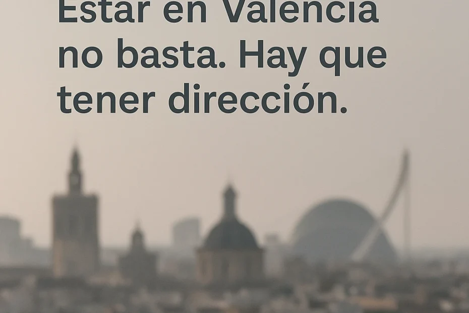 Imagen de ARG proyectando mensaje de posicionamiento desde Valencia con visión estratégica