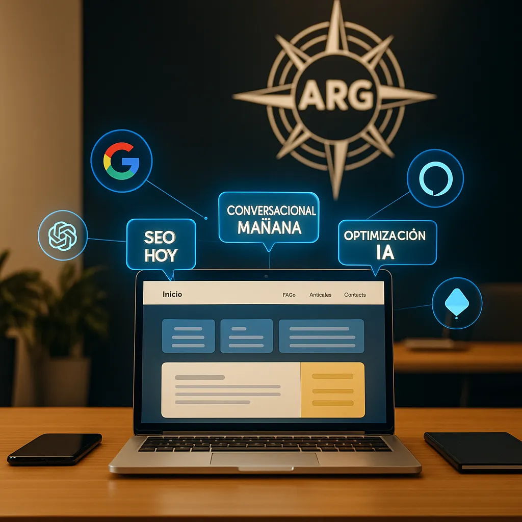 Consultor de ARG optimizando webs para SEO actual y conversacional