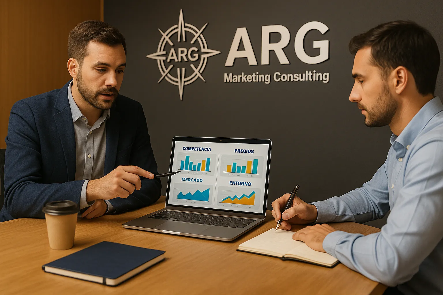 Ilustración de un acuerdo Win-Win entre cliente y consultoría