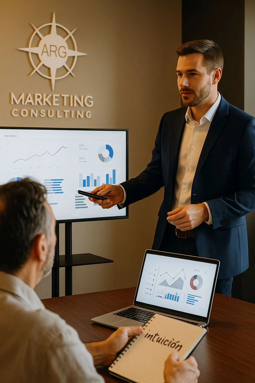 Consultor de ARG combinando análisis y criterio estratégico