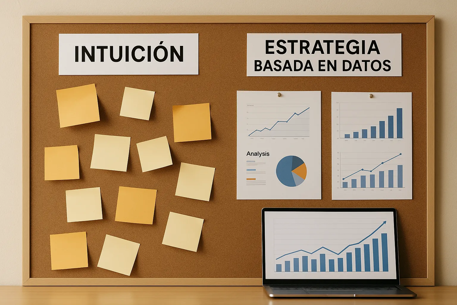 Comparación entre intuición y estrategia basada en datos