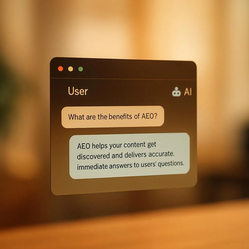 Chat digital que simboliza la conversación entre usuario e IA